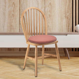 Maxbell Round Seat Pad with Zipper Floor Pouf Mat for Tea Ceremony Bedroom Household Pink