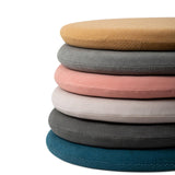 Maxbell Round Seat Pad with Zipper Floor Pouf Mat for Tea Ceremony Bedroom Household Brown