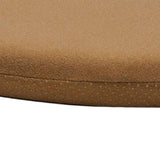 Maxbell Round Seat Pad with Zipper Floor Pouf Mat for Tea Ceremony Bedroom Household Brown