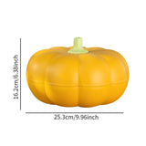 Maxbell Divided Serving Tray Pumpkin Snack Holder Serving Bowl for Dried Fruits Nuts Orange