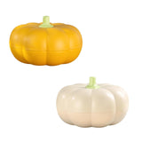 Maxbell Divided Serving Tray Pumpkin Snack Holder Serving Bowl for Dried Fruits Nuts Orange