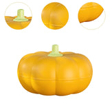Maxbell Divided Serving Tray Pumpkin Snack Holder Serving Bowl for Dried Fruits Nuts Orange