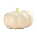 Maxbell Divided Serving Tray Pumpkin Snack Holder Serving Bowl for Dried Fruits Nuts Beige