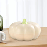 Maxbell Divided Serving Tray Pumpkin Snack Holder Serving Bowl for Dried Fruits Nuts Beige