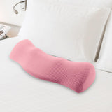 Maxbell Cervical Pillow for All Sleeping Positions Neck Pillow for Home Dad Sleepers Light Pink 46cmx17cm