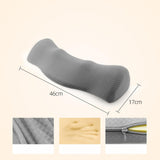 Maxbell Cervical Pillow for All Sleeping Positions Neck Pillow for Home Dad Sleepers Dark Gray 46cmx17cm