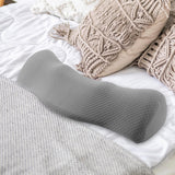 Maxbell Cervical Pillow for All Sleeping Positions Neck Pillow for Home Dad Sleepers Dark Gray 46cmx17cm