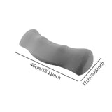 Maxbell Cervical Pillow for All Sleeping Positions Neck Pillow for Home Dad Sleepers Dark Gray 46cmx17cm