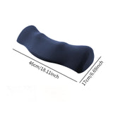 Maxbell Cervical Pillow for All Sleeping Positions Neck Pillow for Home Dad Sleepers Dark Blue 46cmx17cm