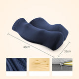 Maxbell Cervical Pillow for All Sleeping Positions Neck Pillow for Home Dad Sleepers Dark Blue 46cmx33cm