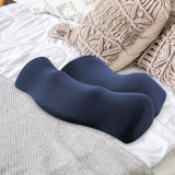 Maxbell Cervical Pillow for All Sleeping Positions Neck Pillow for Home Dad Sleepers Dark Blue 46cmx33cm