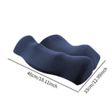 Maxbell Cervical Pillow for All Sleeping Positions Neck Pillow for Home Dad Sleepers Dark Blue 46cmx33cm