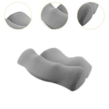 Maxbell Cervical Pillow for All Sleeping Positions Neck Pillow for Home Dad Sleepers Dark Gray 46cmx33cm