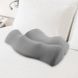 Maxbell Cervical Pillow for All Sleeping Positions Neck Pillow for Home Dad Sleepers Dark Gray 46cmx33cm