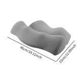 Maxbell Cervical Pillow for All Sleeping Positions Neck Pillow for Home Dad Sleepers Dark Gray 46cmx33cm