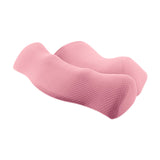 Maxbell Cervical Pillow for All Sleeping Positions Neck Pillow for Home Dad Sleepers Light Pink 46cmx33cm