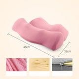 Maxbell Cervical Pillow for All Sleeping Positions Neck Pillow for Home Dad Sleepers Light Pink 46cmx33cm