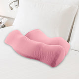 Maxbell Cervical Pillow for All Sleeping Positions Neck Pillow for Home Dad Sleepers Light Pink 46cmx33cm