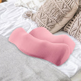 Maxbell Cervical Pillow for All Sleeping Positions Neck Pillow for Home Dad Sleepers Light Pink 46cmx33cm