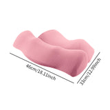 Maxbell Cervical Pillow for All Sleeping Positions Neck Pillow for Home Dad Sleepers Light Pink 46cmx33cm