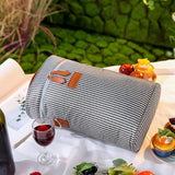 Maxbell 2Pcs Wine Cooler Bag 2 Bottle Portable Wine Carrier Tote Bag for Travel