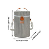 Maxbell 2Pcs Wine Cooler Bag 2 Bottle Portable Wine Carrier Tote Bag for Travel