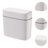 Maxbell Waste Bin Simple Garbage Container Bin Trash Can for Toilet Bathroom Bedroom