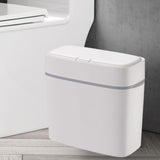 Maxbell Waste Bin Simple Garbage Container Bin Trash Can for Toilet Bathroom Bedroom