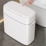 Maxbell Waste Bin Simple Garbage Container Bin Trash Can for Toilet Bathroom Bedroom