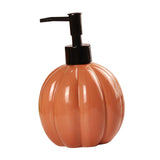 Maxbell Halloween Pumpkin Soap Dispenser Hand Lotion Bottle for Countertop Dorm Home Orange and Black