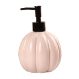 Maxbell Halloween Pumpkin Soap Dispenser Hand Lotion Bottle for Countertop Dorm Home Pink and Black