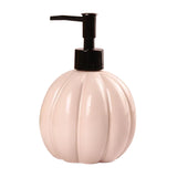 Maxbell Halloween Pumpkin Soap Dispenser Hand Lotion Bottle for Countertop Dorm Home Pink and Black