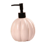 Maxbell Halloween Pumpkin Soap Dispenser Hand Lotion Bottle for Countertop Dorm Home Pink and Black