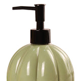 Maxbell Halloween Pumpkin Soap Dispenser Hand Lotion Bottle for Countertop Dorm Home Green and Black