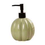 Maxbell Halloween Pumpkin Soap Dispenser Hand Lotion Bottle for Countertop Dorm Home Green and Black