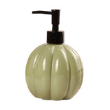 Maxbell Halloween Pumpkin Soap Dispenser Hand Lotion Bottle for Countertop Dorm Home Green and Black