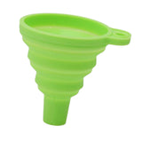 Maxbell Silicone Foldable Funnel Household Liquid Funnel for Transferring Fluid Milk Green