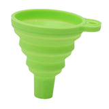 Maxbell Silicone Foldable Funnel Household Liquid Funnel for Transferring Fluid Milk Green