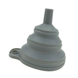 Maxbell Silicone Foldable Funnel Household Liquid Funnel for Transferring Fluid Milk Gray