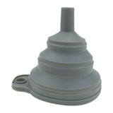 Maxbell Silicone Foldable Funnel Household Liquid Funnel for Transferring Fluid Milk Gray