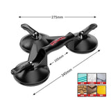 Maxbell Glass Suction Cup Glass Lifter Aluminum Alloy for Moving Glass Mirror Window Triple Claw