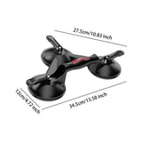 Maxbell Glass Suction Cup Glass Lifter Aluminum Alloy for Moving Glass Mirror Window Triple Claw