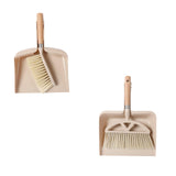 Maxbell Broom and Dustpan Set with Wooden Handle for Farmhouse Household Living Room A