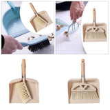 Maxbell Broom and Dustpan Set with Wooden Handle for Farmhouse Household Living Room A