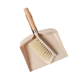 Maxbell Broom and Dustpan Set with Wooden Handle for Farmhouse Household Living Room A