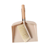 Maxbell Broom and Dustpan Set with Wooden Handle for Farmhouse Household Living Room A