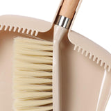 Maxbell Broom and Dustpan Set with Wooden Handle for Farmhouse Household Living Room A