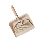 Maxbell Broom and Dustpan Set with Wooden Handle for Farmhouse Household Living Room B