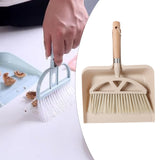 Maxbell Broom and Dustpan Set with Wooden Handle for Farmhouse Household Living Room B