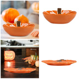 Maxbell Halloween Pumpkin Tableware Ceramic Dishware for Home Kitchen Evening Events Bowl